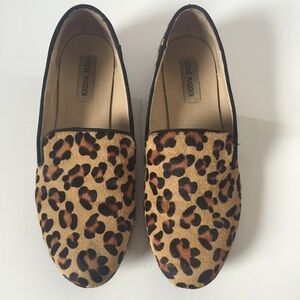 Steve Madden leopard flats sz 8